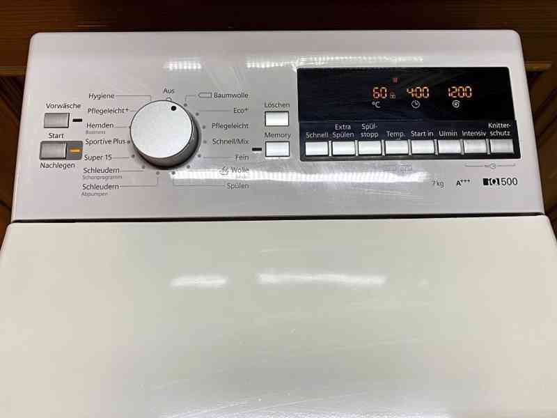 Pračka SIEMENS WP12T447 až 1200 ot. 7 kg, A+++ - foto 2