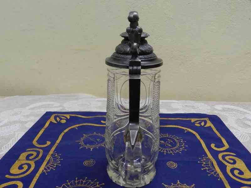 Krásný velmi starý broušený Korbel Krýgl cejch  - foto 6