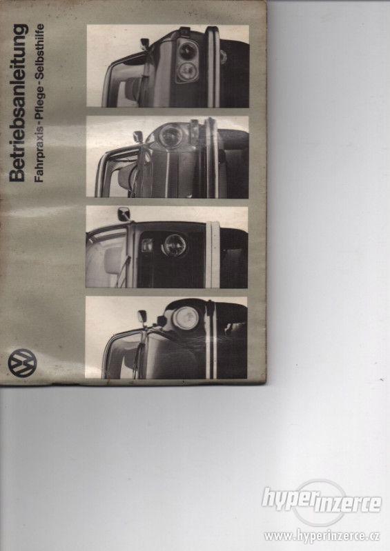 1972 manual návod VW Brouk Käfer Transporter T2 Passat - foto 1