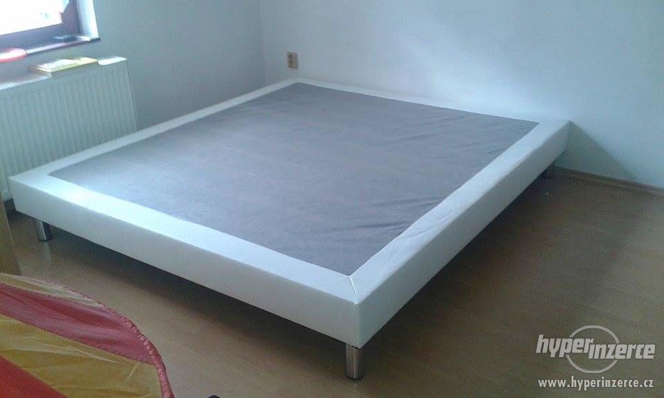 Ihned k odběru nová nepoužitá postel dvoulůžko+rošt+matrace - foto 3