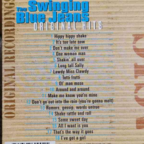 CD - THE SWINGING BLUE JEANS / Original Hits - foto 2