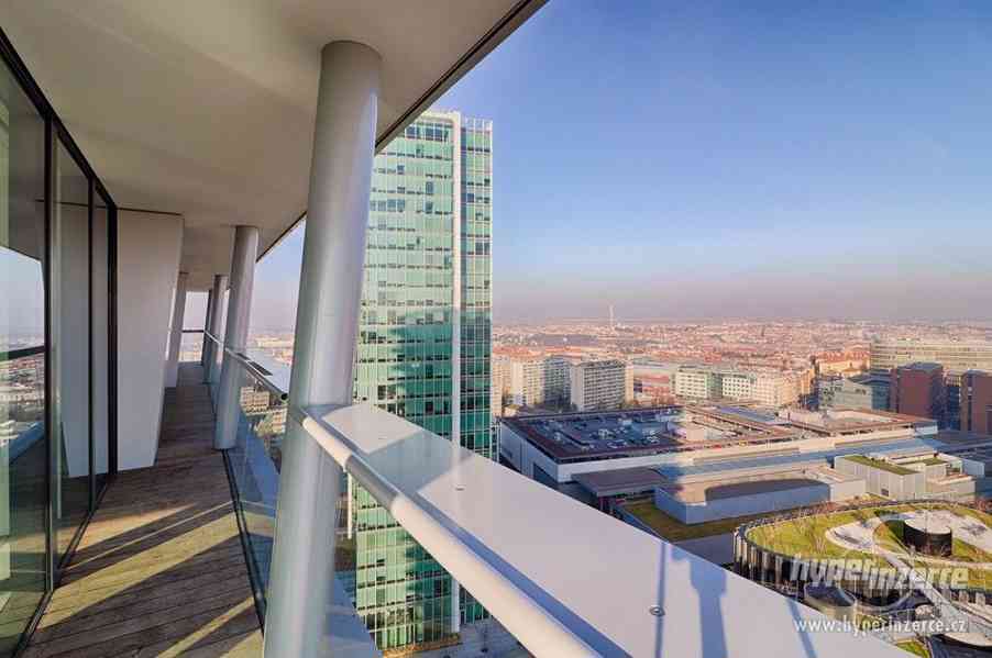 Pronájem vybaveného bytu 3kk(175,2m2), terasy, dvě parkovací místa, sklep, V Tower - foto 14