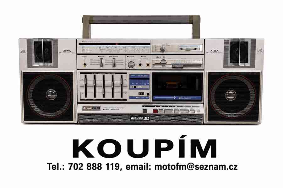 Koupím starý radiomagnetofon SHARP, AIWA, SONY, JVC - foto 7
