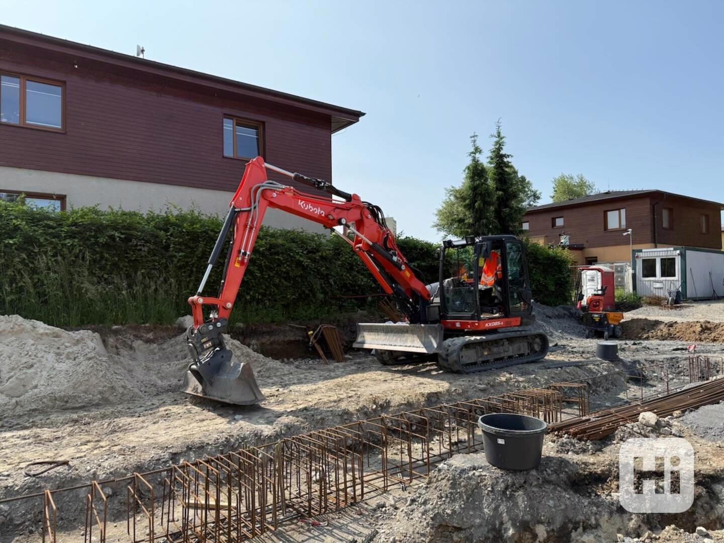 Půjčovna / pronájem minibagr / bagr / traktorbagr - foto 1