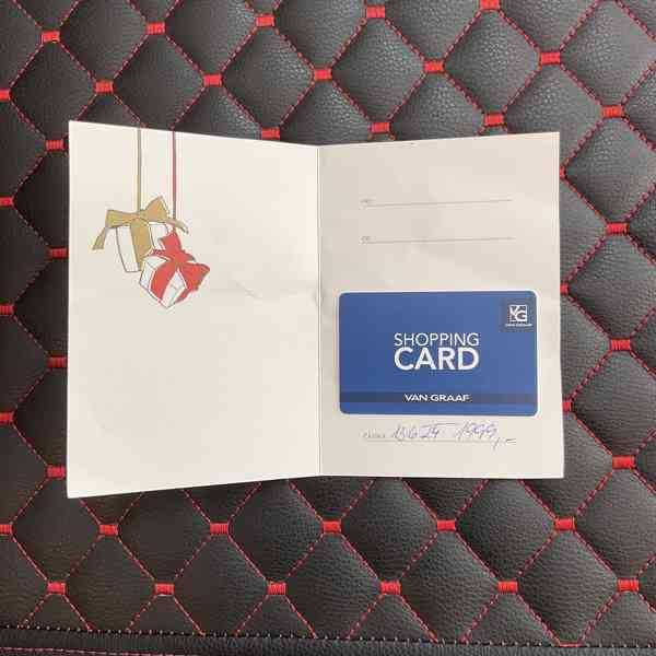 Van Graaf - 2000 Kč dárková karta - poukázka 