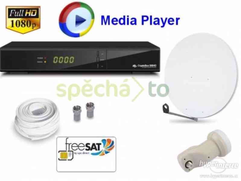 FreeSAT - satelitní zařízení, karta ZDARMA - řešení DVBT2