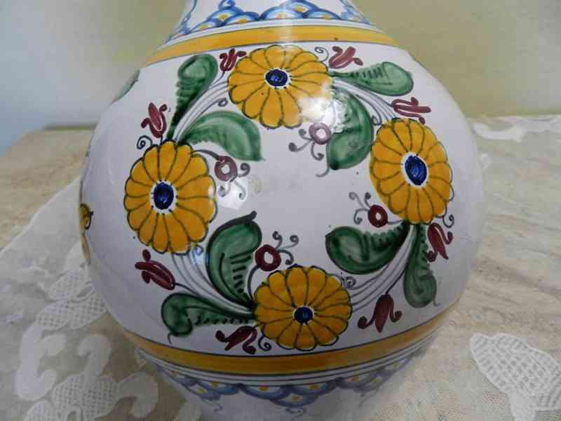 Krásná větší keramická Váza  J. Úprka Hroznová Lhota - foto 5