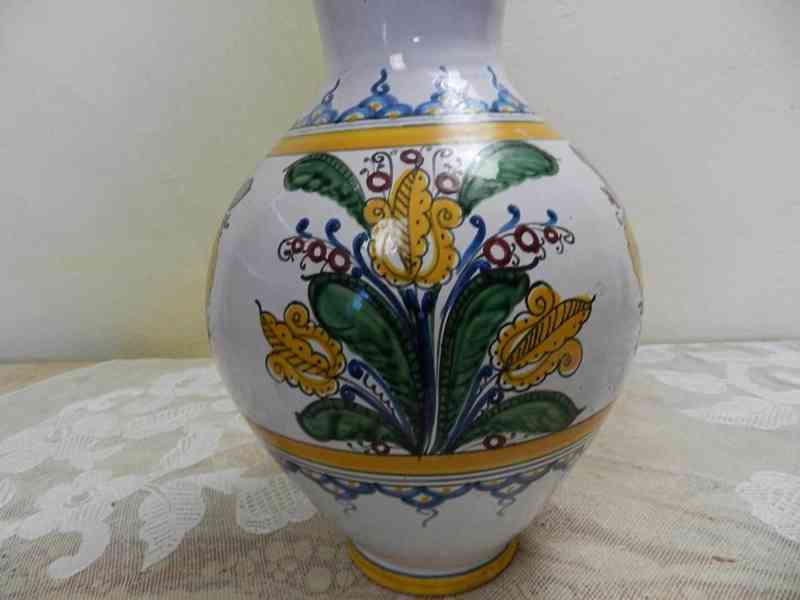 Krásná větší keramická Váza  J. Úprka Hroznová Lhota - foto 2