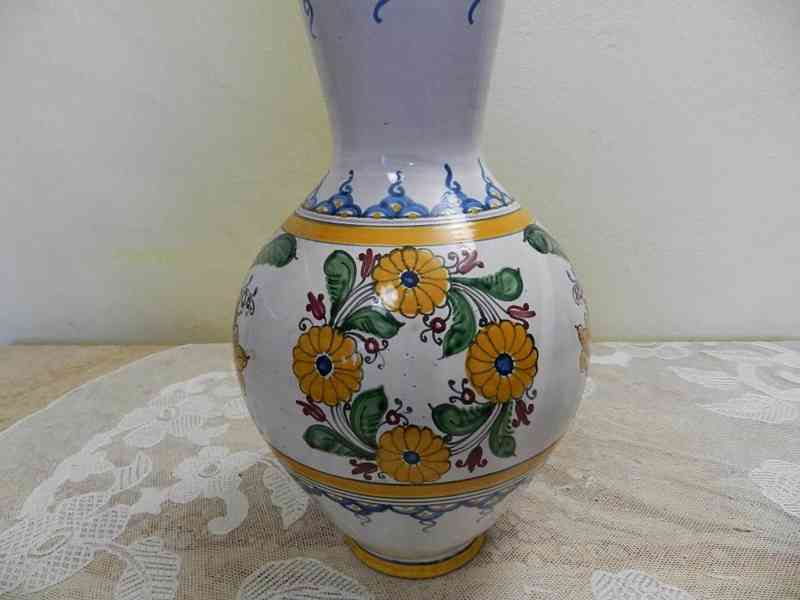 Krásná větší keramická Váza  J. Úprka Hroznová Lhota - foto 4