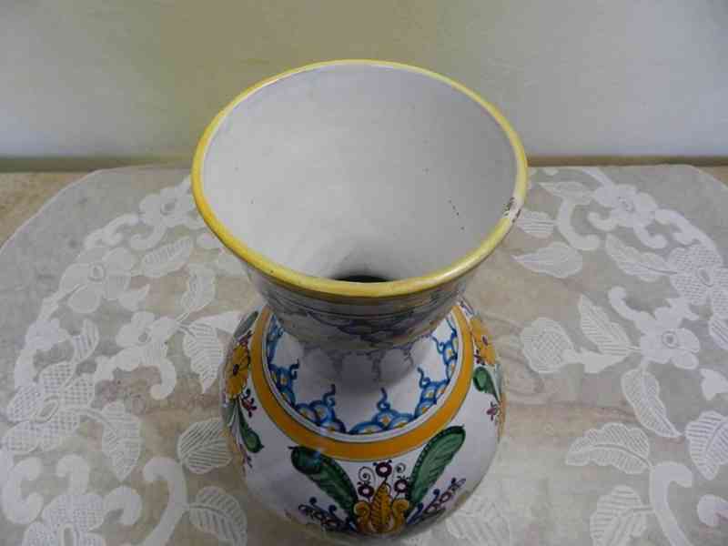 Krásná větší keramická Váza  J. Úprka Hroznová Lhota - foto 6