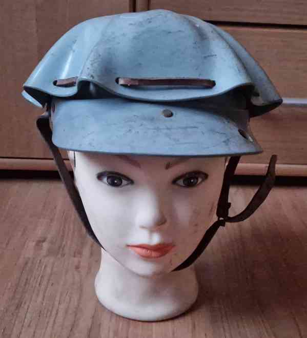 Hornická helma,přilba želva laminátová 4x,hornická lodička - foto 3