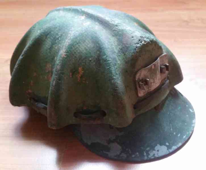 Hornická helma,přilba želva laminátová 4x,hornická lodička - foto 9