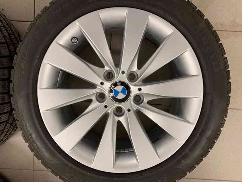 BMW 3/4 Originál zimní sada hliníkových kol + Pirelli 17" - foto 12