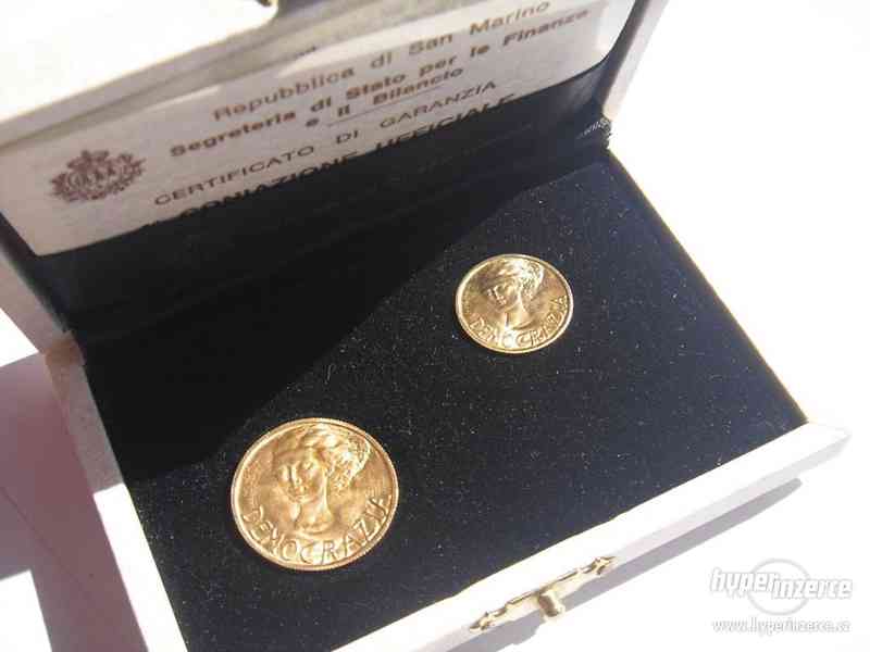 Sada zlatých mincí, San Marino 1977 - foto 1
