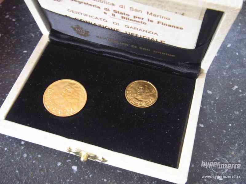 Sada zlatých mincí, San Marino 1977 - foto 4