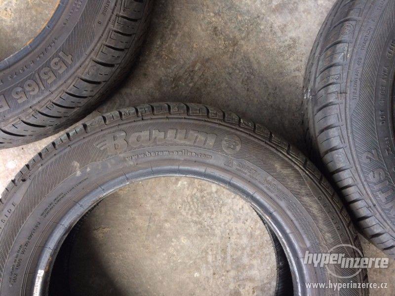 Prodej letních pneu 155/65 R13 + rezervní kolo - foto 2
