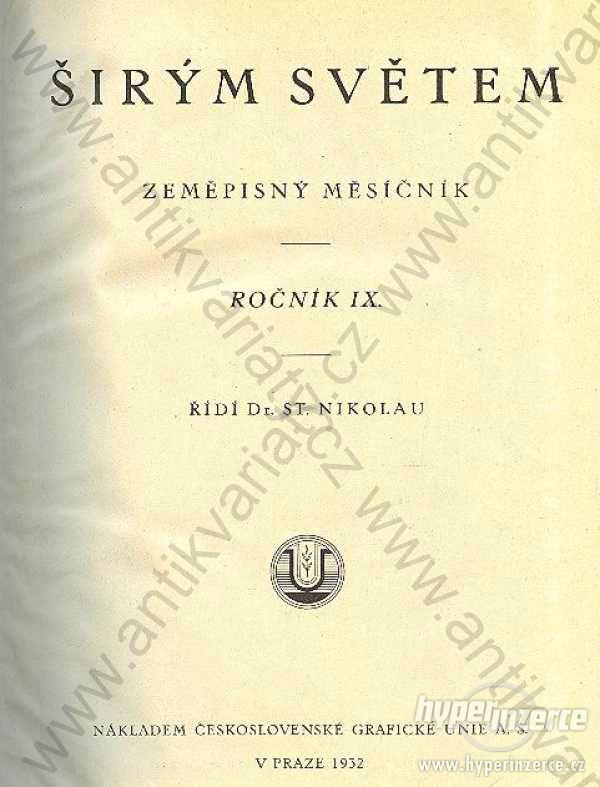 Širým světem řídí St. Nikolau 1932 - foto 1