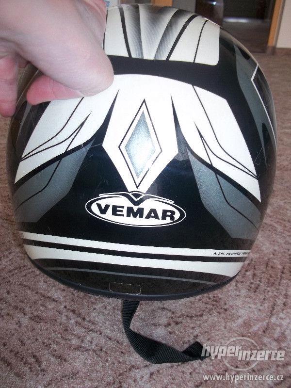 Prodám téměr novou crossovou helmu Vemar - foto 5