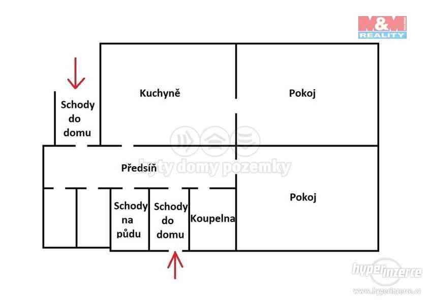 Pronájem, rodinný dům 2+1, 120 m2, Štěnovice - foto 25