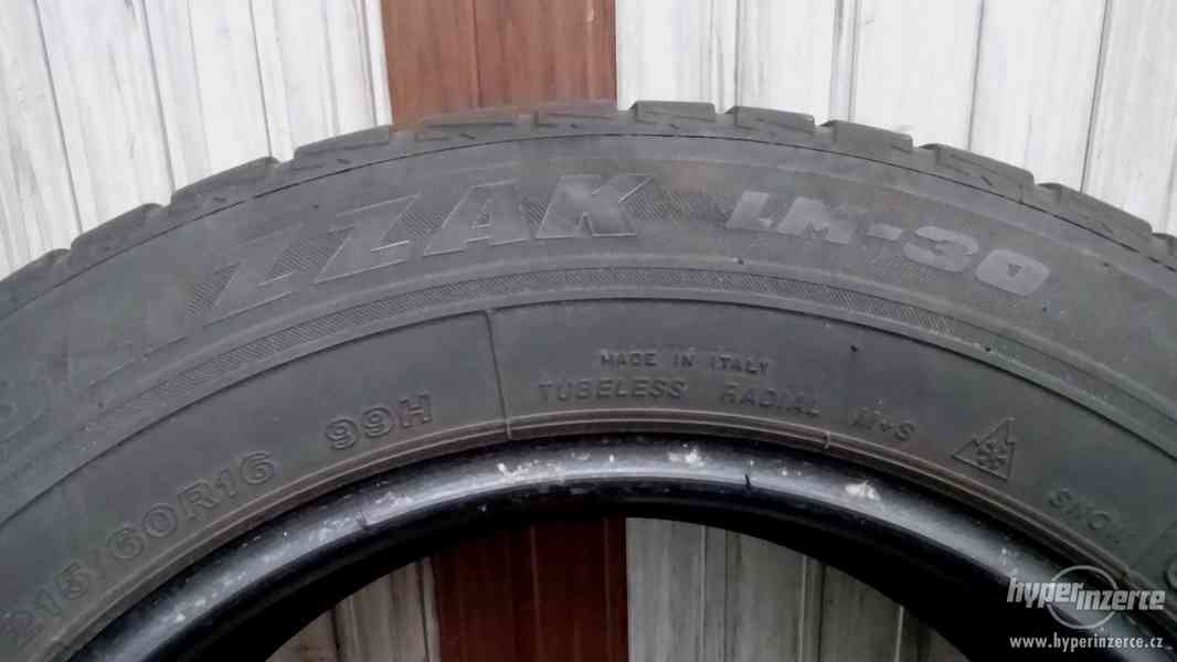 215/60 R16 sada zimních pneu Bridgestone Blizzak LM-30 - foto 4