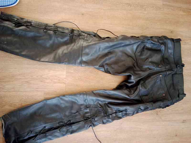 Prodám kožené kalhoty  - foto 3