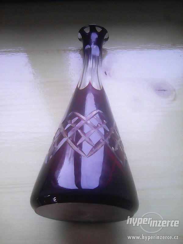 rubinova vaza,brousena - foto 4