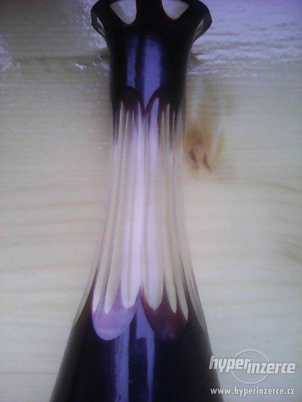 rubinova vaza,brousena - foto 5