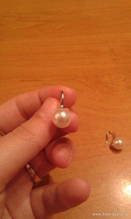 Náušnice s perličkou - foto 1