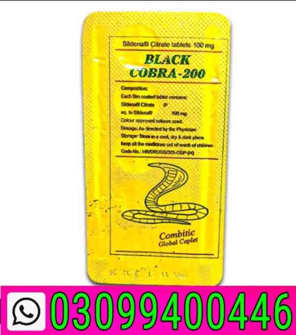 Black Cobra 200 Mg Tablet in Pakistan } 0309}9400446 - foto 1