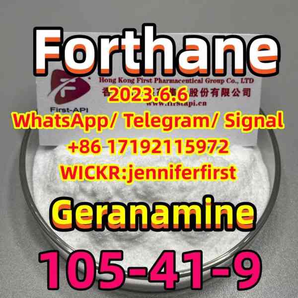 Methylhexanamine ,105-41-9,   Forthane, Geranamine  - foto 1