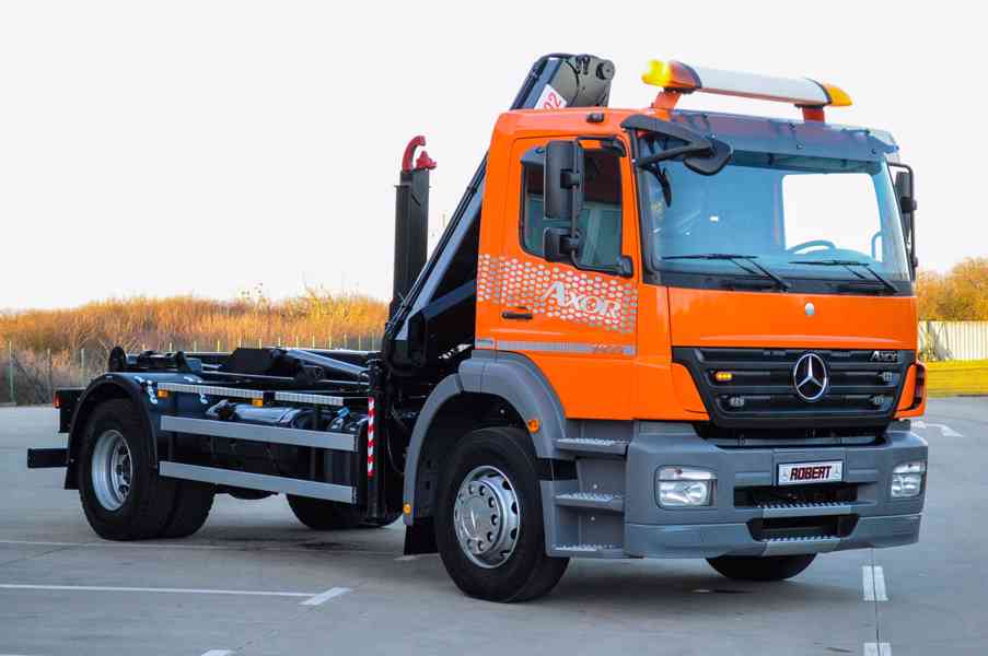 MERCEDES AXOR 1933 HÁKOVÝ NOSIČ KONTEJNERŮ HYDR. RUKA EURO5 - foto 1