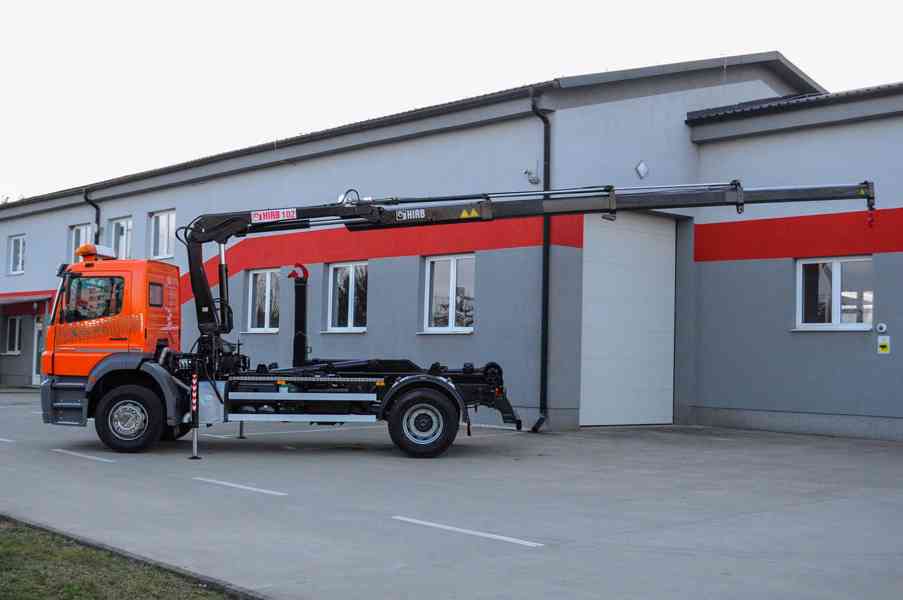 MERCEDES AXOR 1933 HÁKOVÝ NOSIČ KONTEJNERŮ HYDR. RUKA EURO5 - foto 76