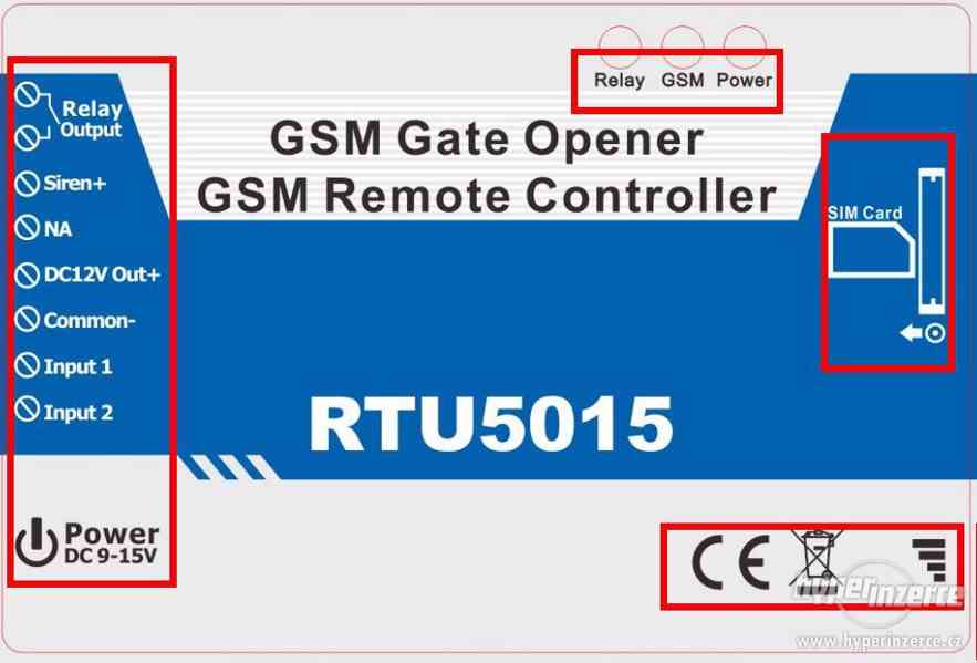 Prodám GSM terminál pro otevírání vrat z mobilu - foto 3