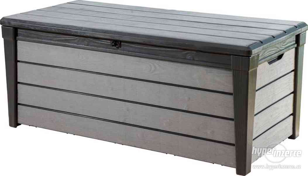 Zahradní box BRUSHWOOD - antracit + šedý - foto 1