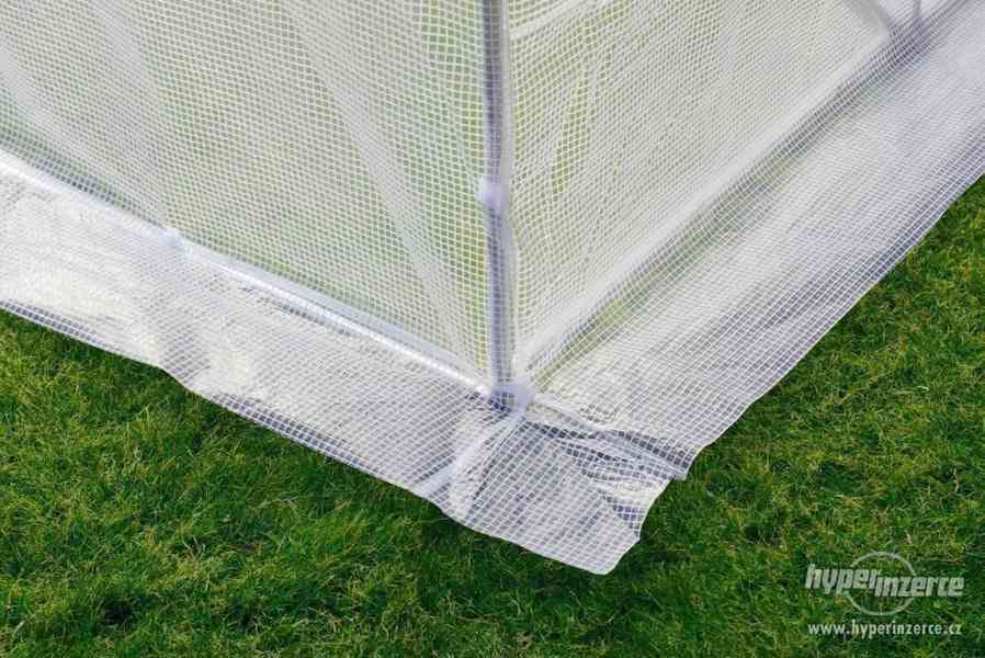 FOLIOVNÍK zahradní skleník 2x4,5m 9m2 UV4 bílý - foto 8