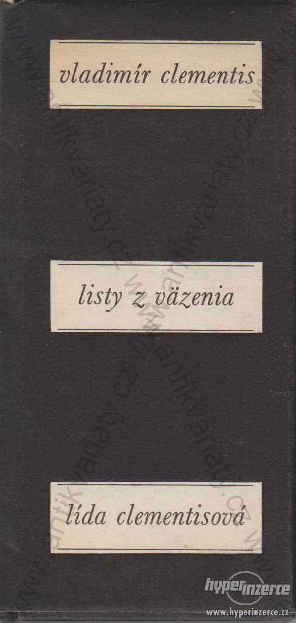 Listy z väzenia Tatran, Bratislava 1968 - foto 1