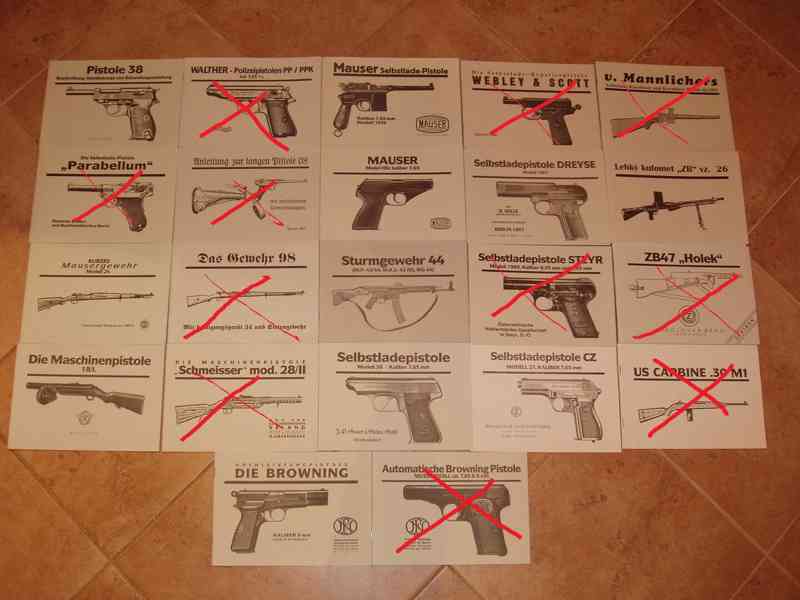 Návod P08 Parabellum, Walther PP/ppk, CZ27, vz 24 v cz - foto 2