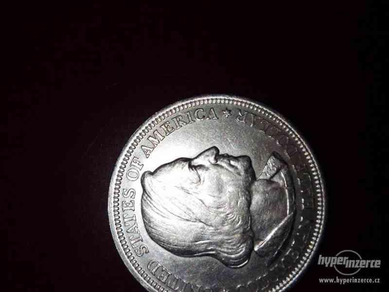 strieborná minca Kolumbus r. 1893 - foto 2