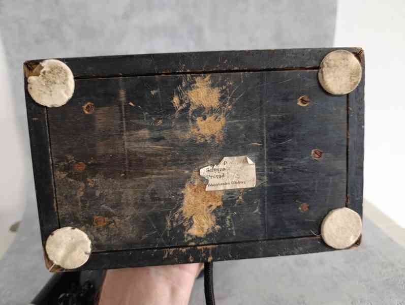 Starožitný švédský dvouklikový telefon z roku 1920-30  - foto 18