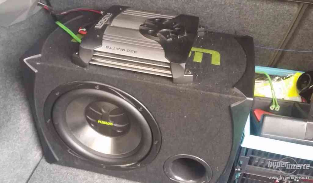 Subwoofer Fusion 600 W + zesilovač 450 W - foto 1