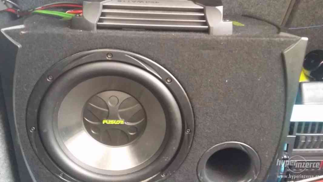 Subwoofer Fusion 600 W + zesilovač 450 W - foto 2