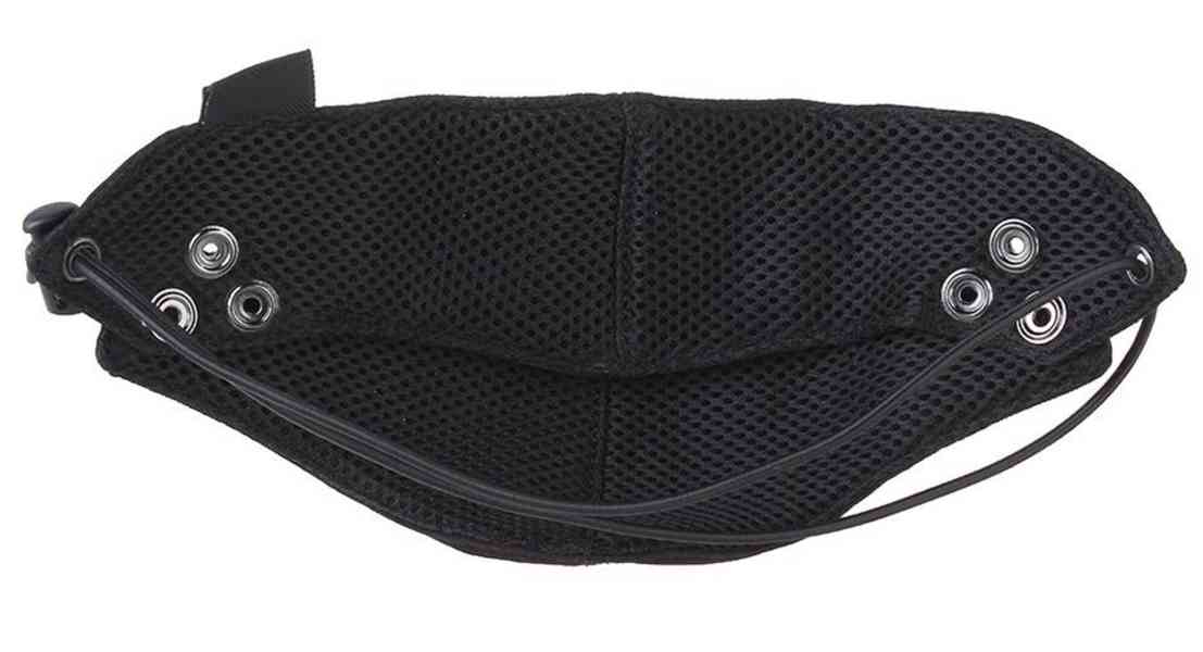 Taktická obličejová polomaska pro outdoorové hry black - foto 2