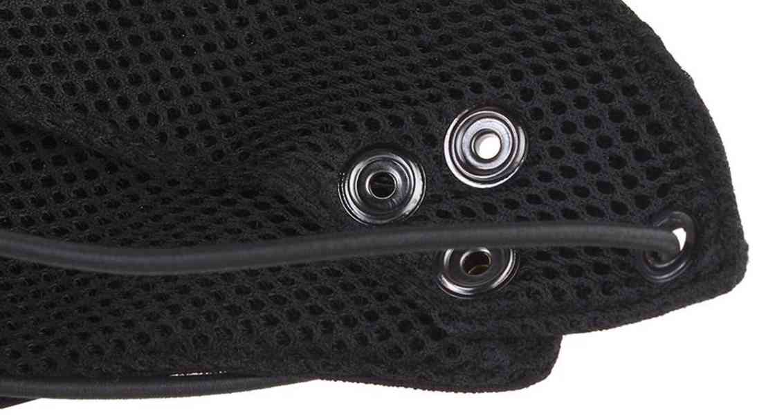 Taktická obličejová polomaska pro outdoorové hry black - foto 4