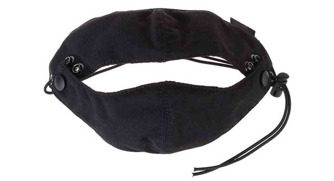 Taktická obličejová polomaska pro outdoorové hry black - foto 3