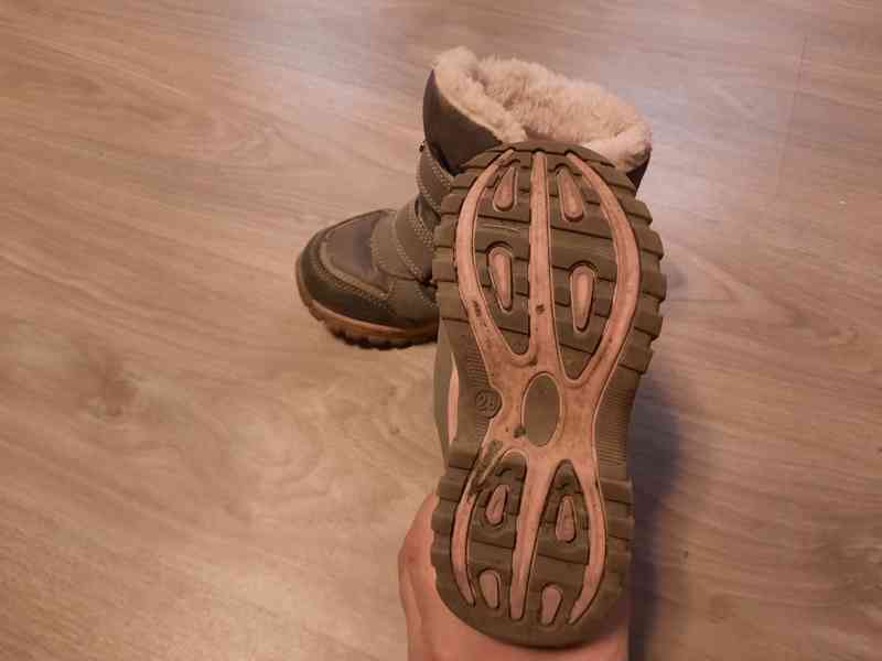 Zimní dívčí boty vel. 28 - zachovalé  - foto 3