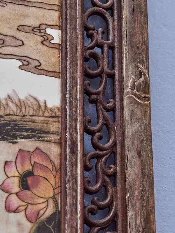 Čínský porcelánový panel s malbou dětí - foto 6