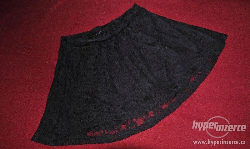 Černá krajková sukínka Terranova - foto 1