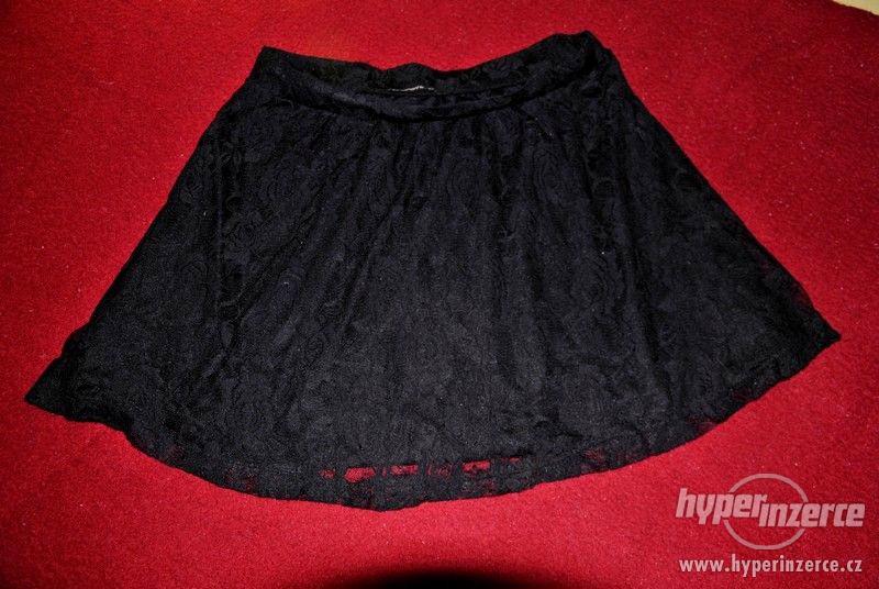 Černá krajková sukínka Terranova - foto 2
