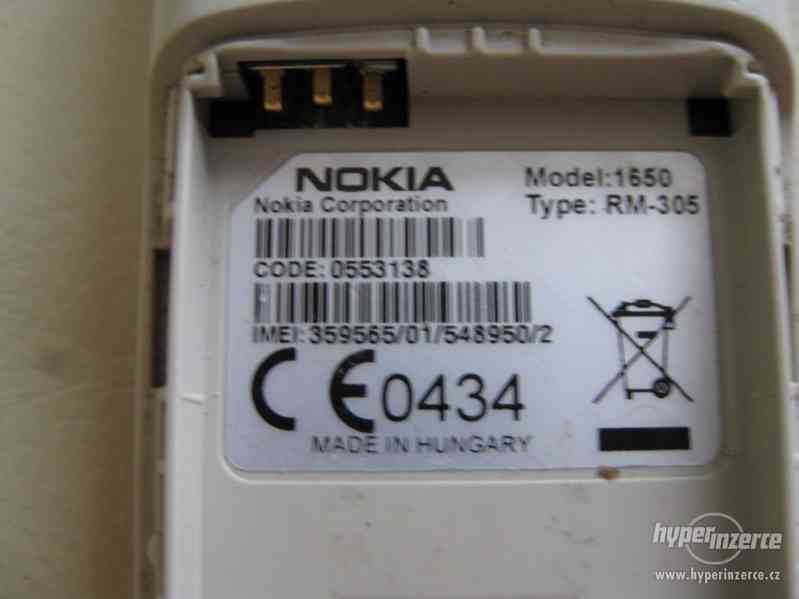 Nokia 1650 - plně funkční mobilní telefon z r.2007 - foto 9