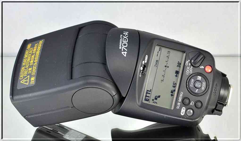 CANON Speedlite 470 EX-AI *E-TTL II, GN.:47*Funkce AI Bounce - foto 4